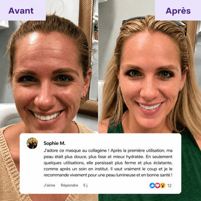 Masque de nuit raffermissant au collagène