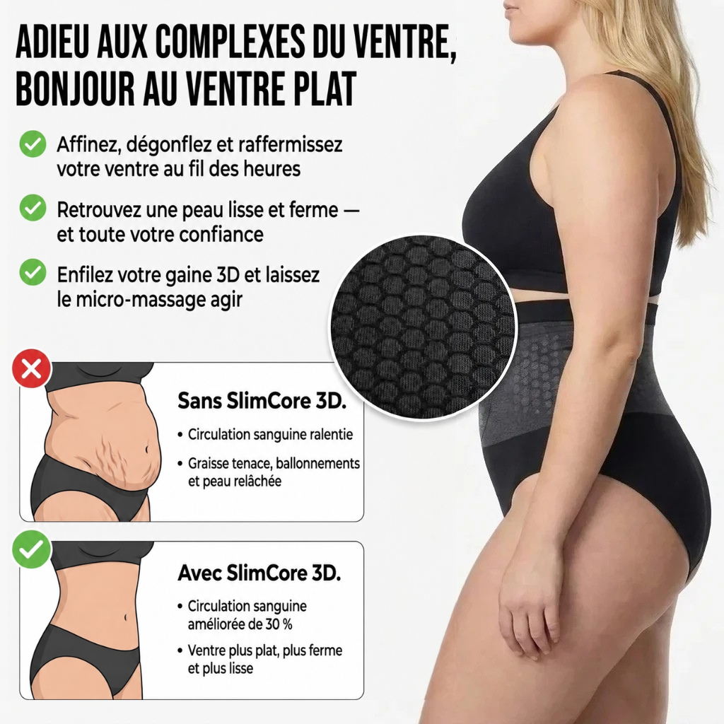 SlimCore 3D – Gaine sculptante et raffermissante